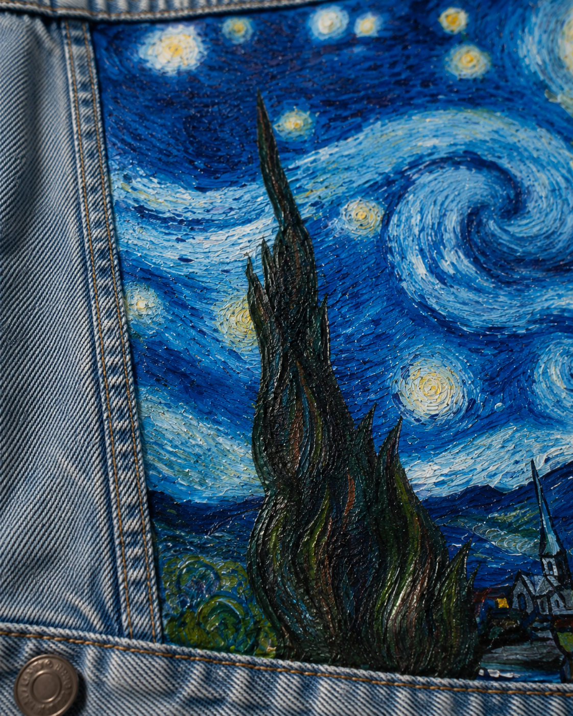 Chaqueta Vaquera Noche Estrellada