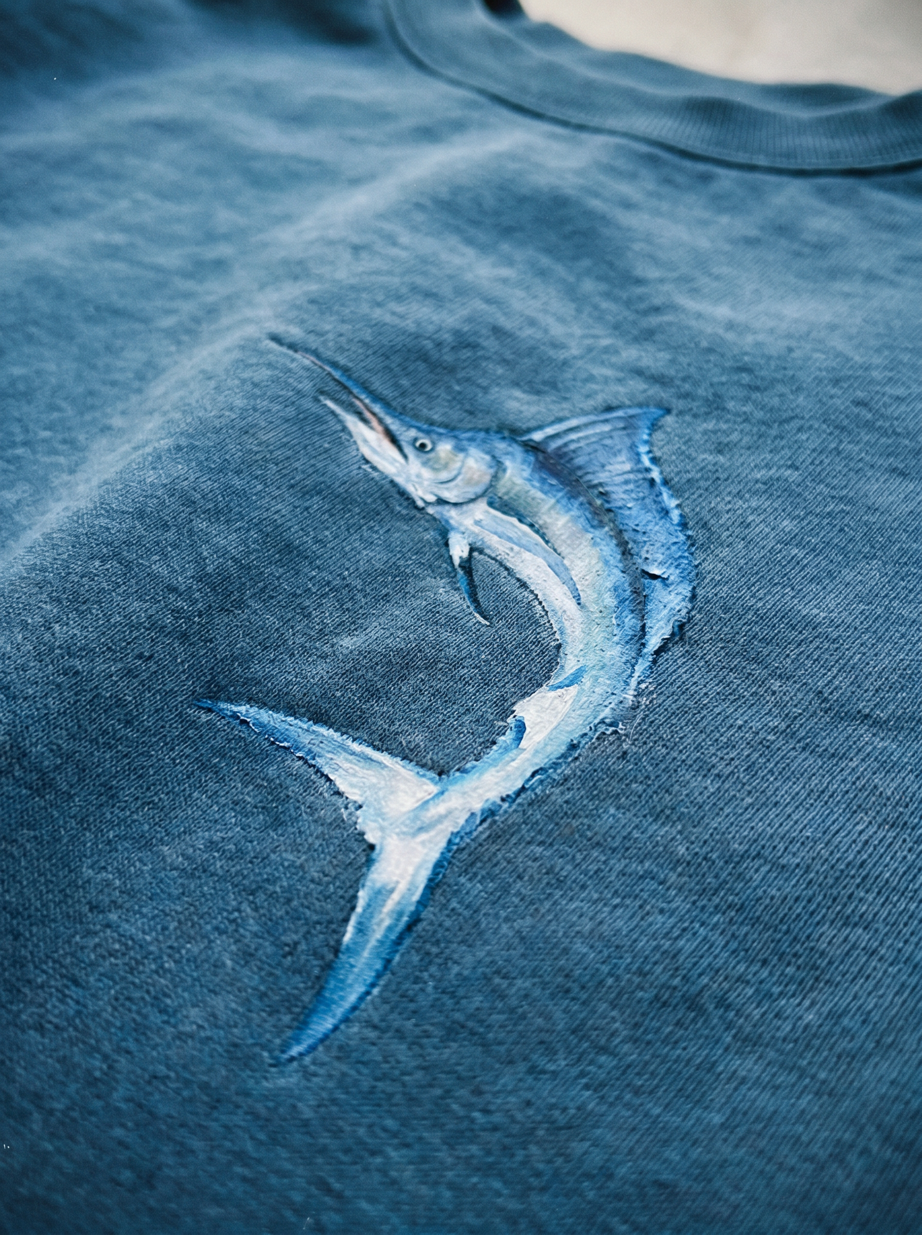 Sudadera Marlín Azul Makaira